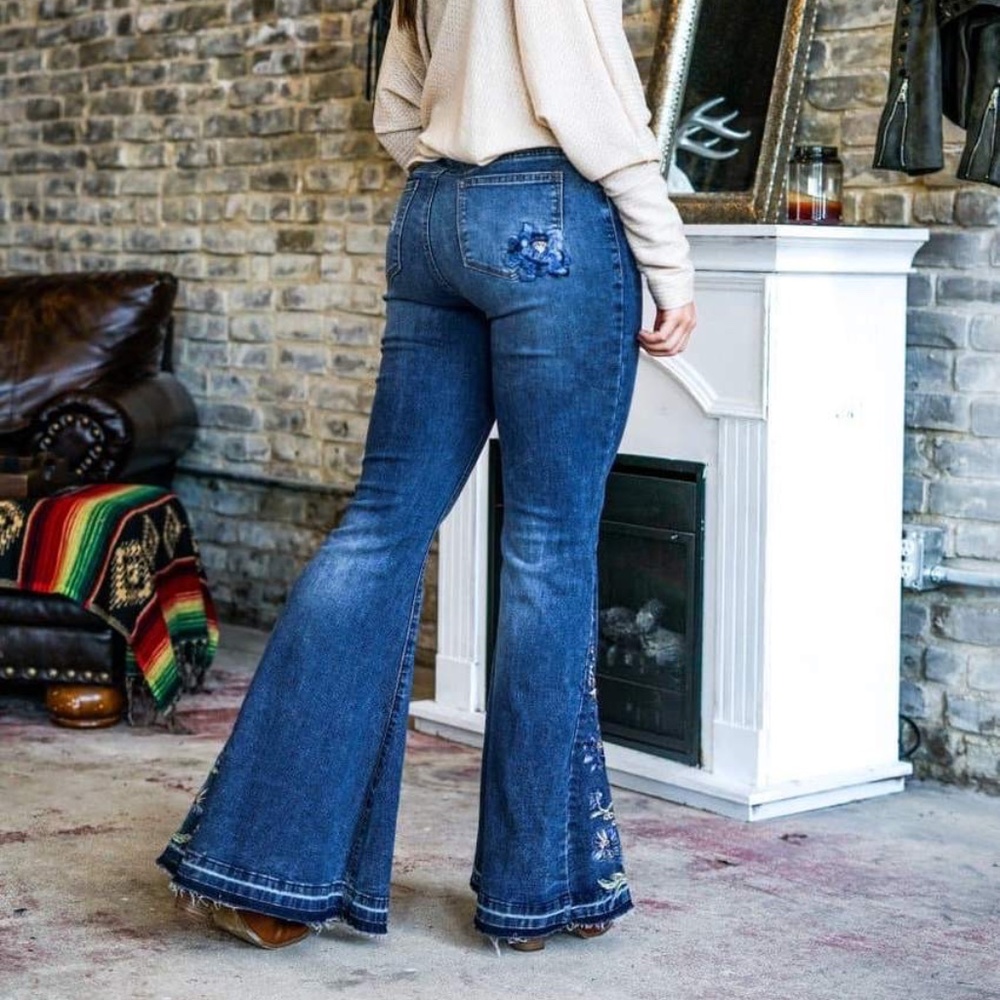 Floral Embroidered Bells